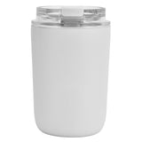 280ml Coffee Cup Household Portable Large Capacity Silicone Stainless Steel Vacuum Flask for Birthday GiftWhite