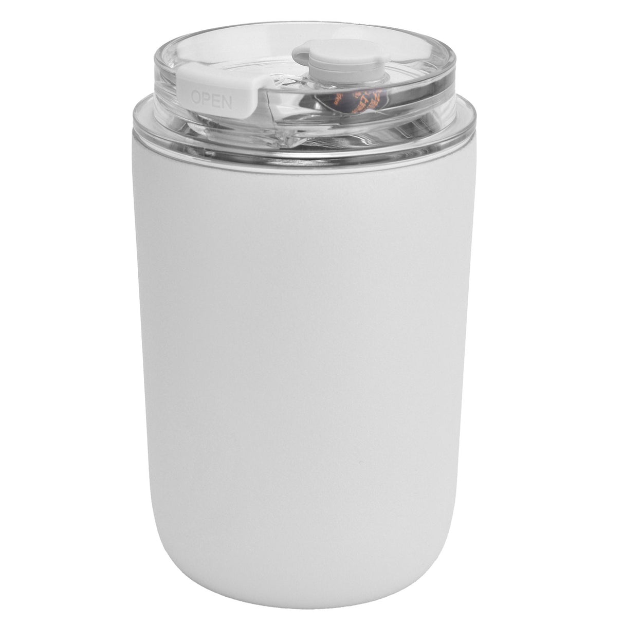 280ml Coffee Cup Household Portable Large Capacity Silicone Stainless Steel Vacuum Flask for Birthday GiftWhite