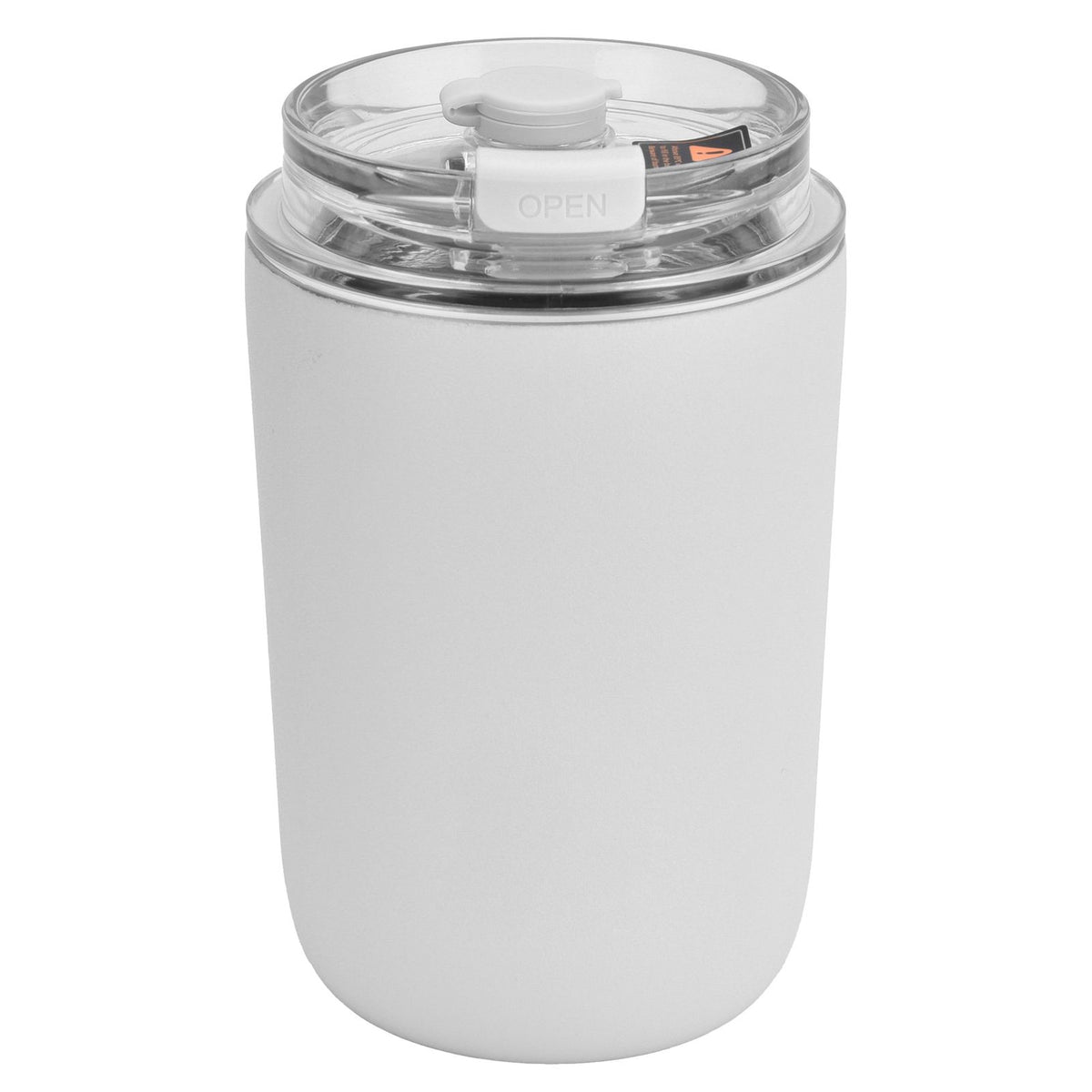 280ml Coffee Cup Household Portable Large Capacity Silicone Stainless Steel Vacuum Flask for Birthday GiftWhite
