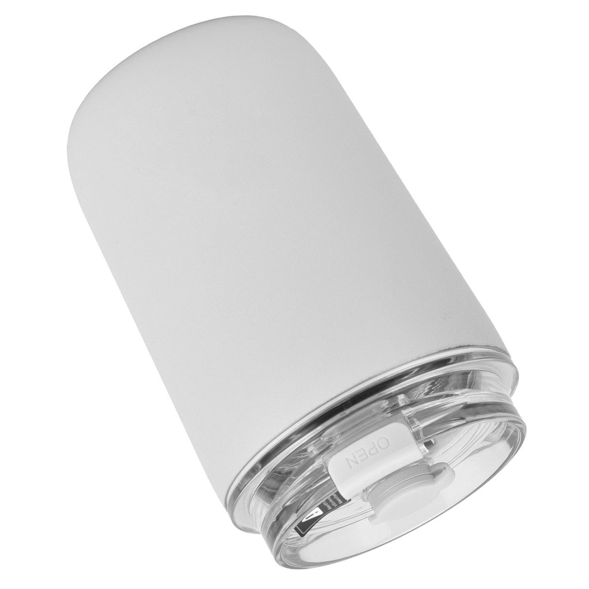 280ml Coffee Cup Household Portable Large Capacity Silicone Stainless Steel Vacuum Flask for Birthday GiftWhite