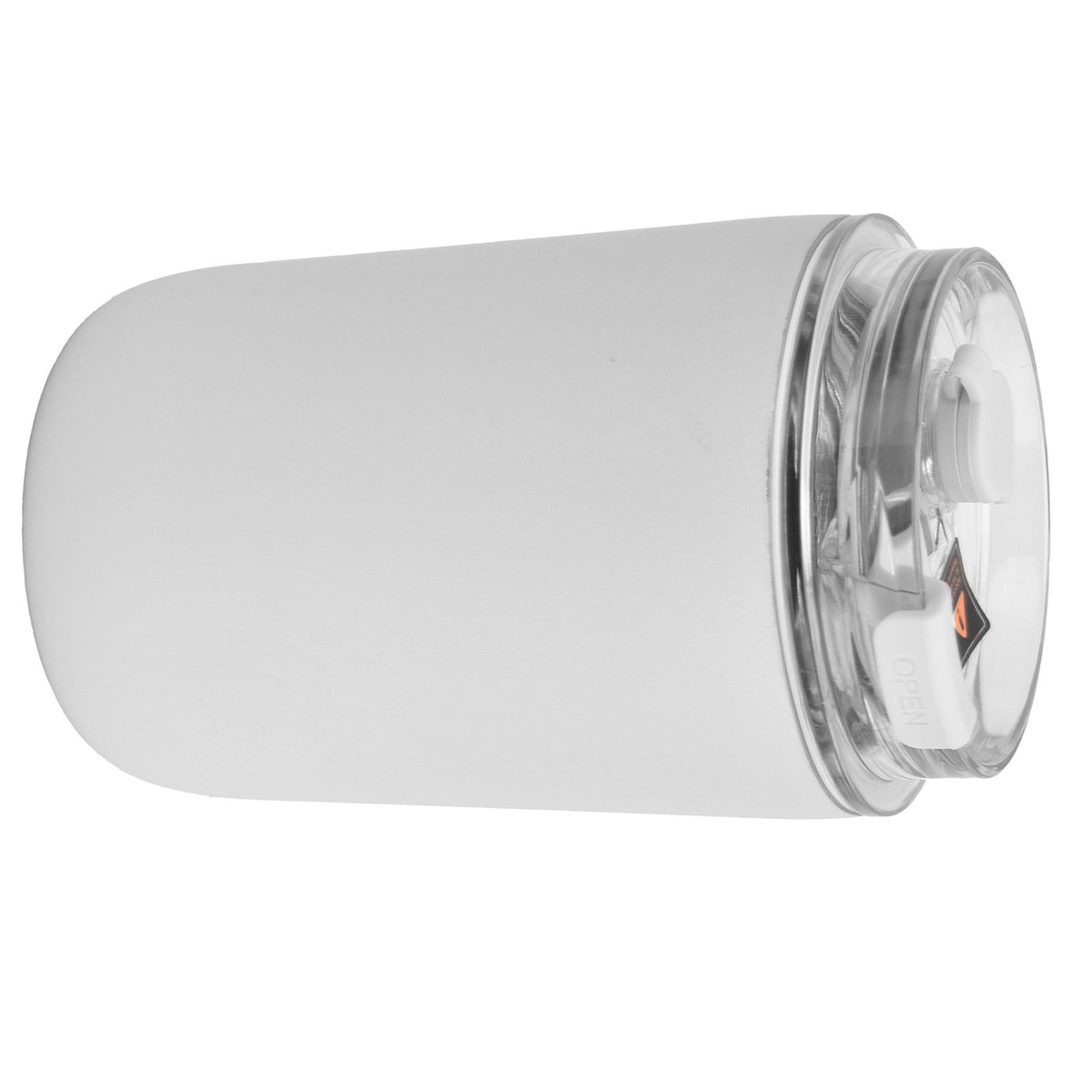 280ml Coffee Cup Household Portable Large Capacity Silicone Stainless Steel Vacuum Flask for Birthday GiftWhite