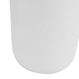 280ml Coffee Cup Household Portable Large Capacity Silicone Stainless Steel Vacuum Flask for Birthday GiftWhite