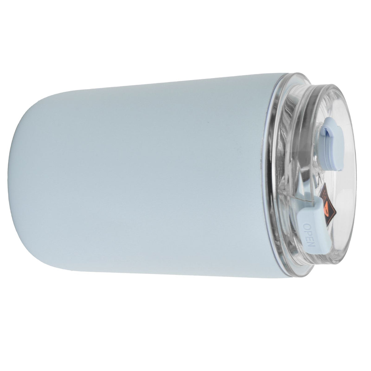 280ml Coffee Cup Household Portable Large Capacity Silicone Stainless Steel Vacuum Flask for Birthday GiftBlue