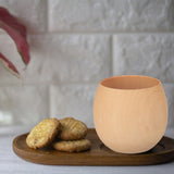 Wood Tea Set Wooden Natural Wooden Tea Cup with Cleaning Brush and Spoon for Home Tea Shop(Light Color Spoon Brush )