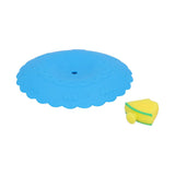 Silicone Lid Dustproof and Heat Resistant Hot and Cold Beverage Cup Cover for Kitchen HomeBlue - Extra Image