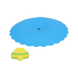 Silicone Lid Dustproof and Heat Resistant Hot and Cold Beverage Cup Cover for Kitchen HomeBlue - Extra Image