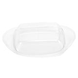ShipShaped Butter Cutting Box with Cutting Knife and Lid Food Grade Chesse Container for Kitchen(Transparent ) - Close-Up Angle