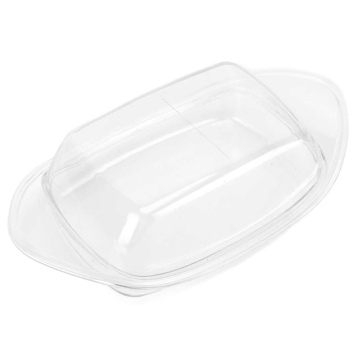 ShipShaped Butter Cutting Box with Cutting Knife and Lid Food Grade Chesse Container for Kitchen(Transparent )