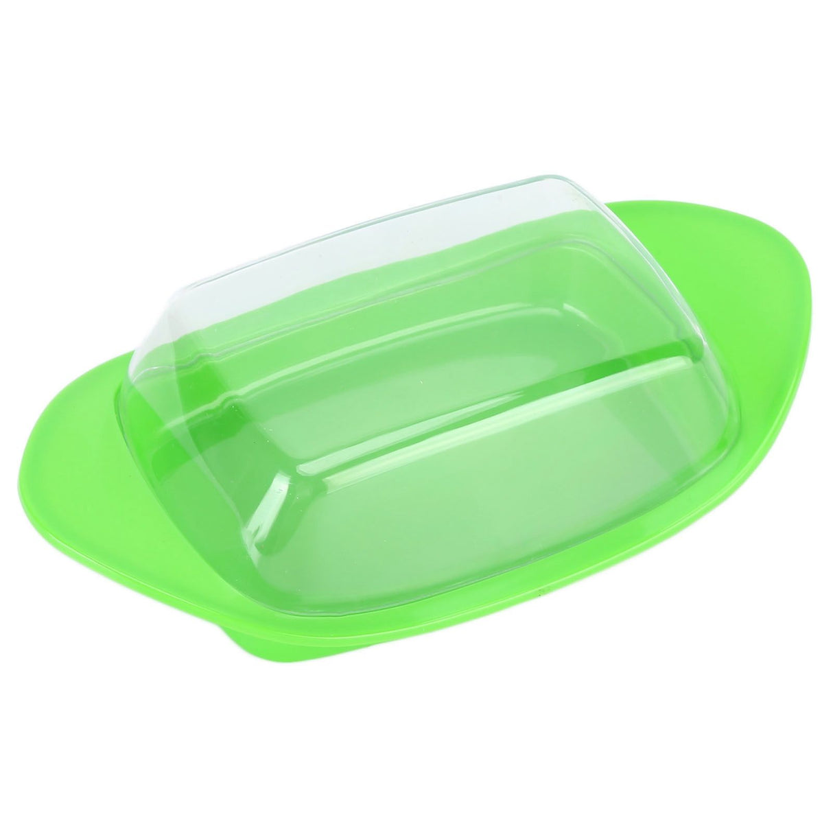 ShipShaped Butter Cutting Box with Cutting Knife and Lid Food Grade Chesse Container for Kitchen(Green )