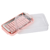 Stainless Steel Butter Cutter Container Butter Storage Box with Transparent Cover for KitchenPink Chassis - Extra Image