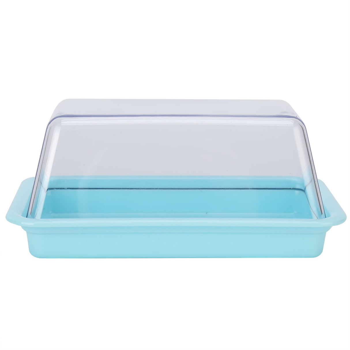 Rectangular Butter Cutting Box with Lid Portable Butter Storage Box for Home KitchenBlue