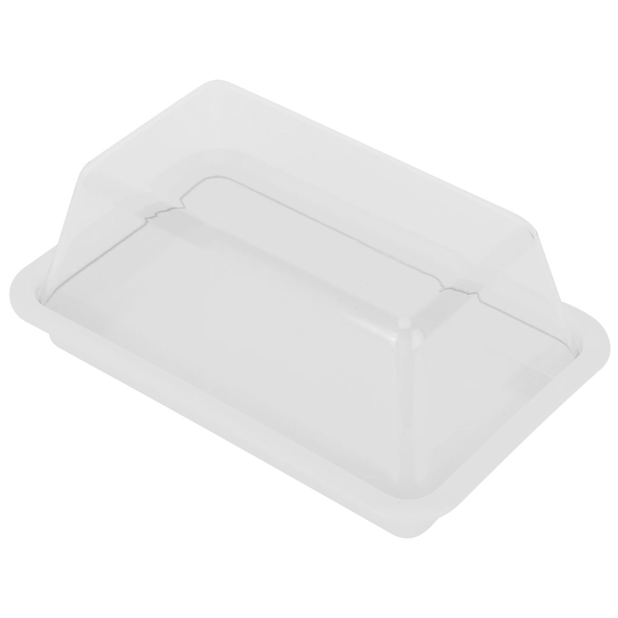 Rectangular Butter Cutting Box with Lid Portable Butter Storage Box for Home KitchenWhite