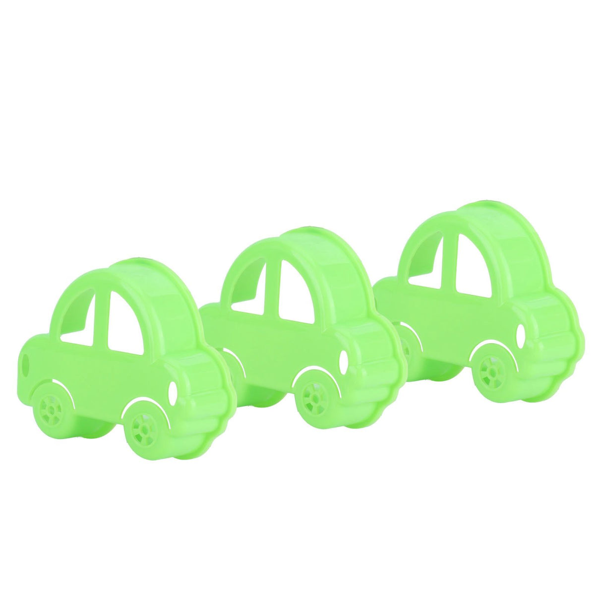 3Pcs Car Sandwich Cutter Food Grade Safe Convenient Easy Encourage Kids Cookie Mold