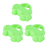 3Pcs Car Sandwich Cutter Food Grade Safe Convenient Easy Encourage Kids Cookie Mold