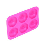 Donut Baking Pans 6 Grid Silicone Non Stick Donut Moulders for DIY Baking Lovers - Extra Image