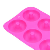 Donut Baking Pans 6 Grid Silicone Non Stick Donut Moulders for DIY Baking Lovers - Extra Image
