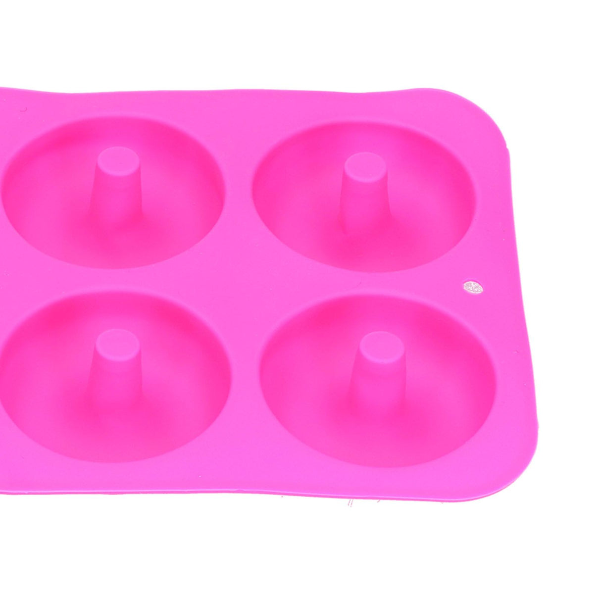 Donut Baking Pans 6 Grid Silicone Non Stick Donut Moulders for DIY Baking Lovers