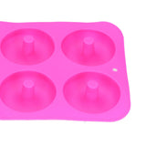 Donut Baking Pans 6 Grid Silicone Non Stick Donut Moulders for DIY Baking Lovers - Extra Image