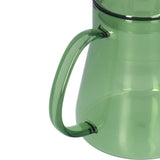 Coffee Kettle Glass Coffee Pot 600ML Coffee Drip Kettle Long Nozzle Kettle for Home KitchenGreen - Extra Image