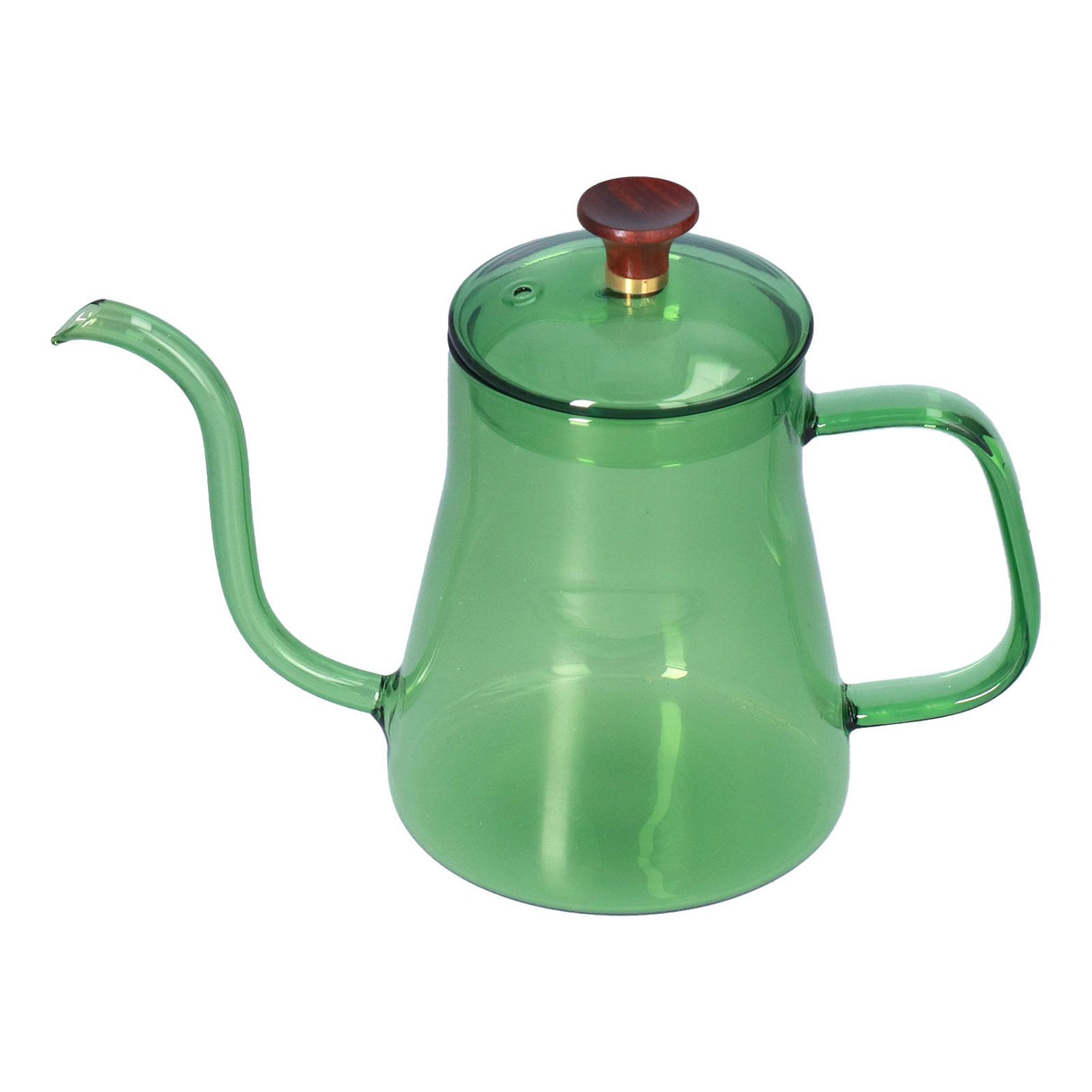 Long Spout Kettle Large Capacity Heat Resistant Easy to Clean Long Mouth Coffee PotGreen