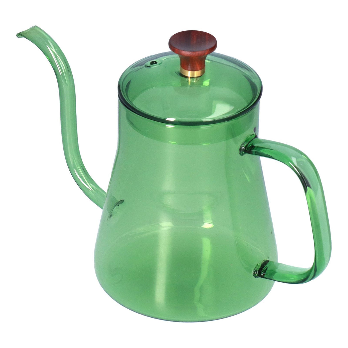 Long Spout Kettle Large Capacity Heat Resistant Easy to Clean Long Mouth Coffee PotGreen