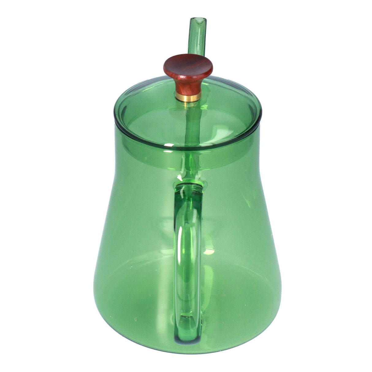 Long Spout Kettle Large Capacity Heat Resistant Easy to Clean Long Mouth Coffee PotGreen