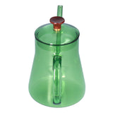 Long Spout Kettle Large Capacity Heat Resistant Easy to Clean Long Mouth Coffee PotGreen