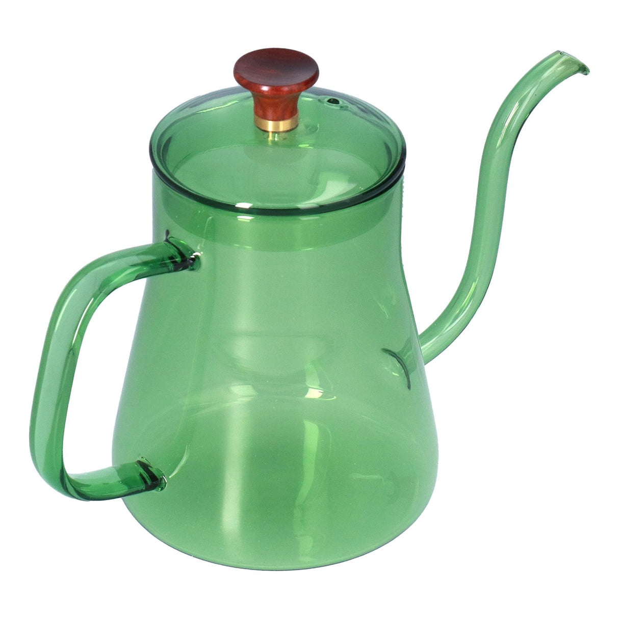 Long Spout Kettle Large Capacity Heat Resistant Easy to Clean Long Mouth Coffee PotGreen