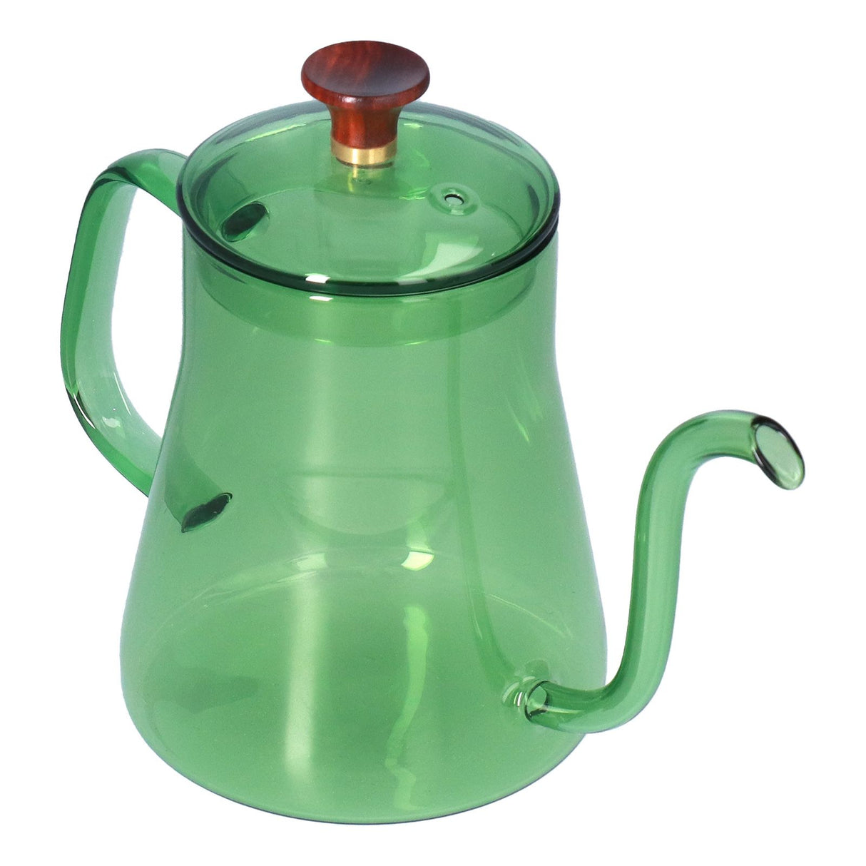Long Spout Kettle Large Capacity Heat Resistant Easy to Clean Long Mouth Coffee PotGreen
