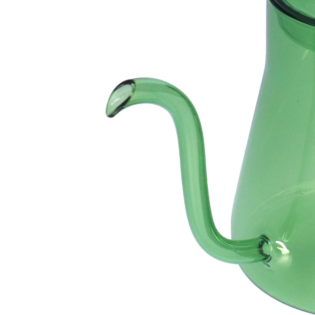 Long Spout Kettle Large Capacity Heat Resistant Easy to Clean Long Mouth Coffee PotGreen