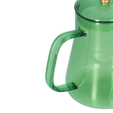 Long Spout Kettle Large Capacity Heat Resistant Easy to Clean Long Mouth Coffee PotGreen