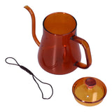 Long Spout Kettle Large Capacity Heat Resistant Easy to Clean Long Mouth Coffee PotCoffee