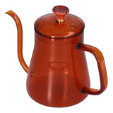 Long Spout Kettle Large Capacity Heat Resistant Easy to Clean Long Mouth Coffee PotCoffee - 45-Degree Angle