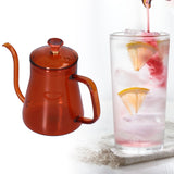 Long Spout Kettle Large Capacity Heat Resistant Easy to Clean Long Mouth Coffee PotCoffee - Extra Image