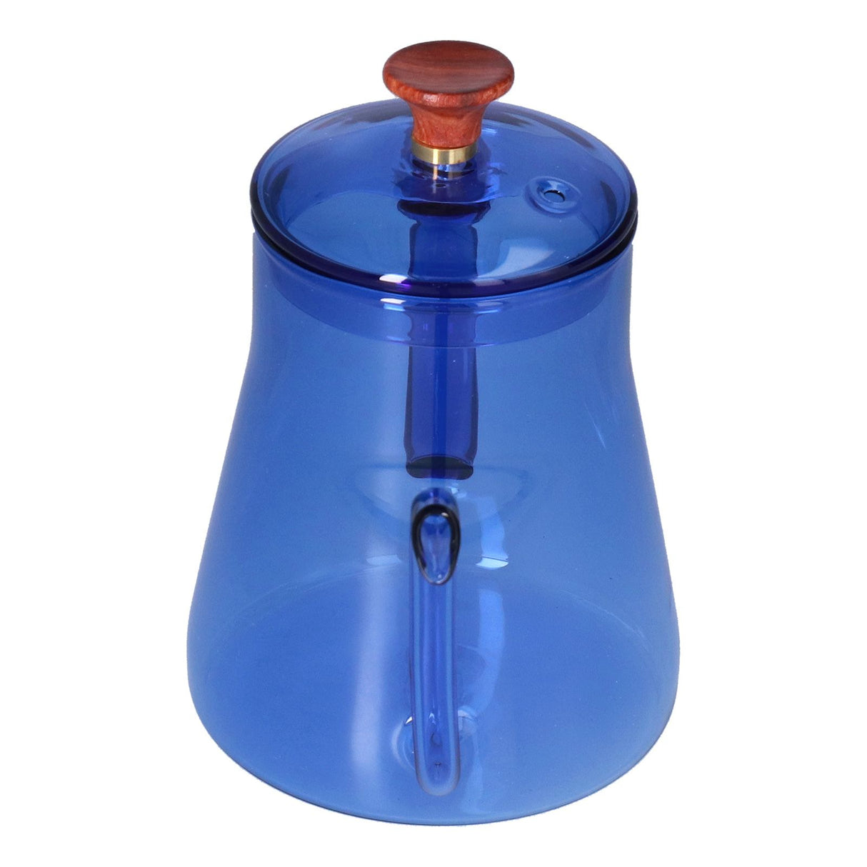 Long Spout Kettle Large Capacity Heat Resistant Easy to Clean Long Mouth Coffee PotBlue