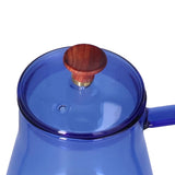 Long Spout Kettle Large Capacity Heat Resistant Easy to Clean Long Mouth Coffee PotBlue