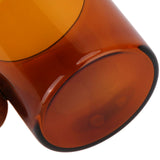 Glass Coffee Cup Clear Heatproof Glass Coffee Mug with Wooden Ball Handle for Office Bar PartyBrown