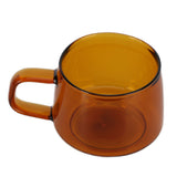 Transparent Coffee Cup 250ML Borosilicate Cup Glass Tea Water Milk Mug with HandleSuccinite - Extra Image
