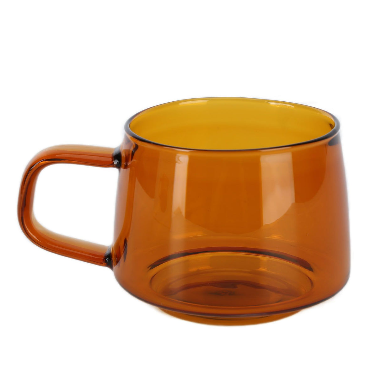 Transparent Coffee Cup 250ML Borosilicate Cup Glass Tea Water Milk Mug with HandleSuccinite