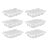 10PCS Disposable Lunch Box Microwavable Disposable Transparent Rectangular Food Container with Lid 500ML