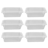 10PCS Disposable Lunch Box Microwavable Disposable Transparent Rectangular Food Container with Lid 750ML