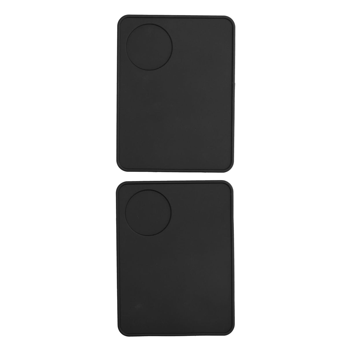 2 Pcs Coffee Tamper Mat Anti Slip Silicone Coffee Powder Tamping Pad for Home Kitchen Bar