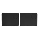 2 Pcs Coffee Tamper Mat Anti Slip Silicone Coffee Powder Tamping Pad for Home Kitchen Bar - Side View