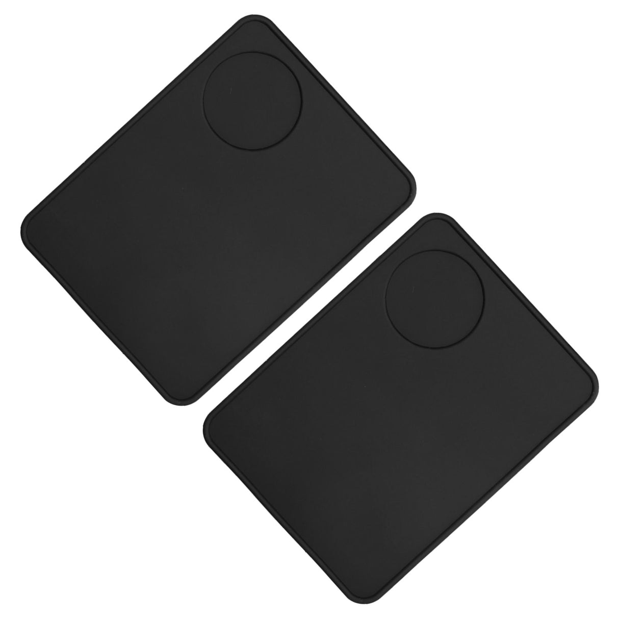 2 Pcs Coffee Tamper Mat Anti Slip Silicone Coffee Powder Tamping Pad for Home Kitchen Bar