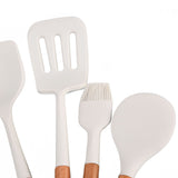12Pcs Silicone Cooking Utensil Set White Nordic Minimalist Style NonStick Kitchenware Kit for Kitchen Gadgets - Extra Image