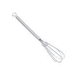 Hand Push Egg Whisk Stainless Steel Home Egg Beater for Beating Blending Whisking Beating Stirring - Close-Up Angle