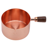 Sauce Pan Wooden Handle Rose Gold Stainless Steel Sauce Pot for Cooking Kitchen Ware1cup