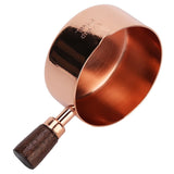 Sauce Pan Wooden Handle Rose Gold Stainless Steel Sauce Pot for Cooking Kitchen Ware1/2cup