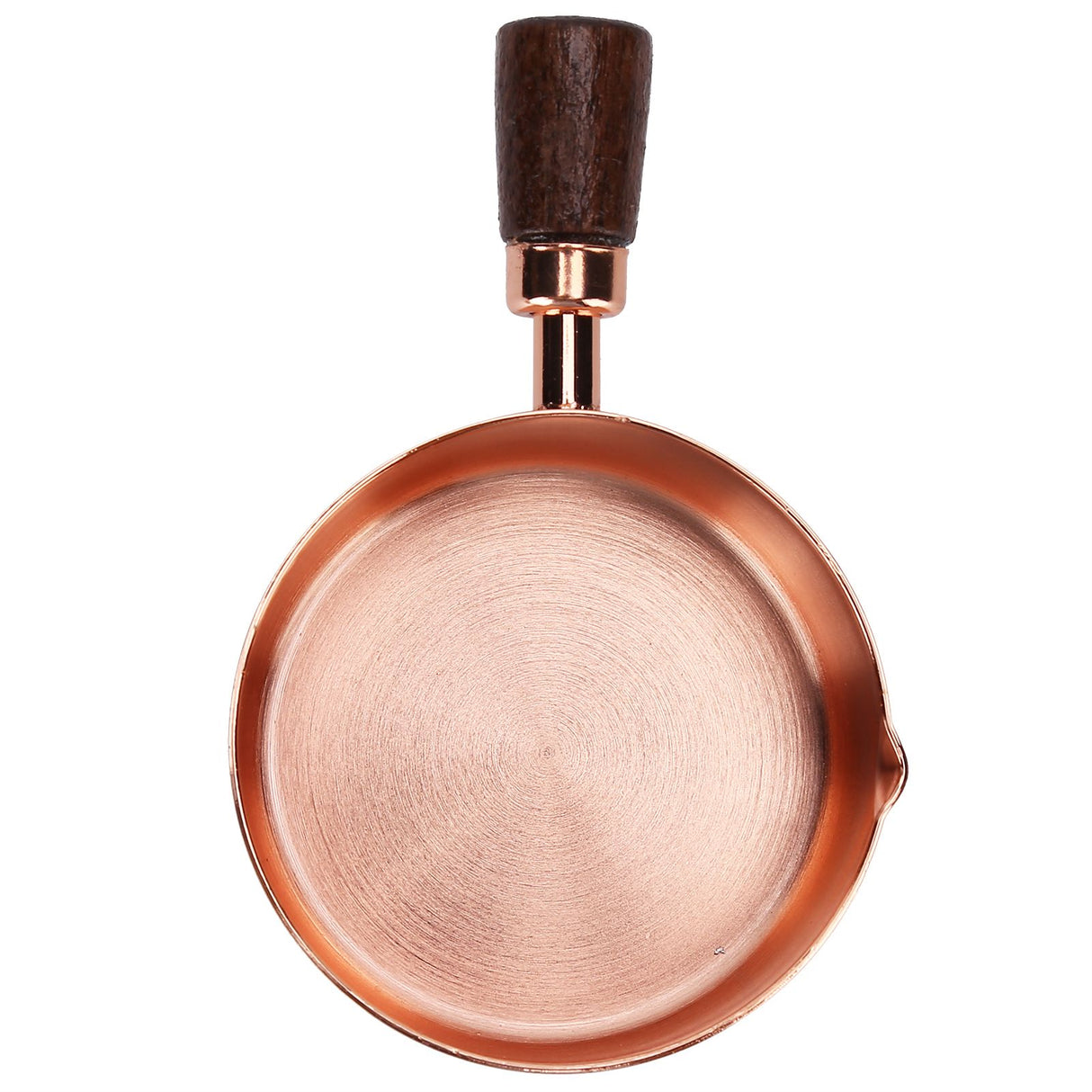 Sauce Pan Wooden Handle Rose Gold Stainless Steel Sauce Pot for Cooking Kitchen Ware1/2cup