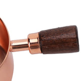 Sauce Pan Wooden Handle Rose Gold Stainless Steel Sauce Pot for Cooking Kitchen Ware1/2cup